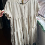 Skylar Rose Chic Cream Tiered Women's Tunic Photo 0