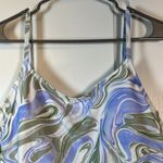 Hurley  White Blue Swirl UPF 50+ Swimsuit Stripe Back Strap Size XXL NWT #0929-AZ Photo 3