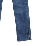 ZARA Side Slit Slim Straight Leg Ankle Jeans High Rise Medium Wash Blue Size 4 Photo 1