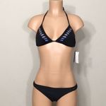 Kenneth Cole  black mixed bikini. NWT Photo 2