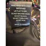 Hutch NWT Anthropologie Zenna Ruched One Piece Swimsuit Black Garden Floral XS Photo 9