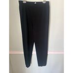 Ming Wang 𝅺 Black Luxury Pull-On Acrylic Knit Travel Dress Pant Large Photo 1