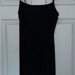 Primark  Black ribbed spandex mini dress Photo 0