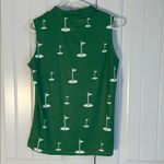 ACEGOLFS Women's Green Sleeveless Polo Tank Top Size Large NWT Photo 1