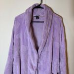Victoria's Secret  Purple Heart Plush Fleece Robe XS/S Cozy Loungewear‎ Photo 1