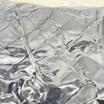 Avon Large Midnight Blue Quilted Satin Puffer Tote Bag w/Gold Accented Button Photo 5