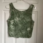 None Baby tee tank top cutoff tie dye boho bohemian print festival summer size M Photo 1