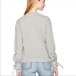 Lucca Couture Luca Audrey Lace Up Sleeve Sweater Photo 1