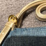 ⭐️NEW⭐️ LANCOME Denim Shimmer Tote Gold Photo 6