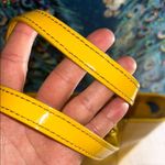 Dooney & Bourke  Bright Yellow Patent Leather Tote Bag Photo 2