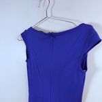 Versace Collection Electric Blue Cap Sleeve Sheath Dress Size 2 Photo 4