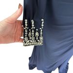 Mac Duggal  - NWT One-Shoulder Long Sleeve Jersey Jewel Wedding Gown Sz 4 Photo 7