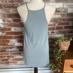 Zenana Outfitters Light Blue Lace Detail Long Sleeveless Top Size S Photo 3