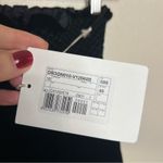 Valentino black velvet smocked knee length waist skirt NEW 40 / US4 elegant chic Size 4 Photo 5