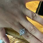 Natural Aquamarine Sterling Silver Ring Size 9.75 Photo 3