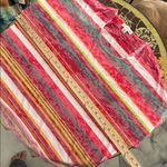 Coldwater Creek  Colorful Striped Long Sleeve Top Photo 3