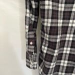 Victoria's Secret Y2K  PINK Rhinestone Flannel Women Top Sz M Festival Grunge Stud Photo 10