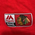 Majestic  NHL Chicago Blackhawks women Indian hockey long sleeve shirt sz SMALL Photo 1