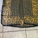 Adrienne Vittadini  Black & Gold Kimono Cover-Up + Wide Brim Hat Set NWT Photo 2