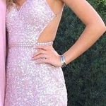 Sparkle & Fade Sparkly Pink Formal Dress Photo 0