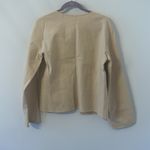 DKNY Vintage  Cream Tan Long Sleeves Cotton Jacket Size 6 Photo 4