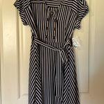 Roz & Ali  Striped Midi Dress Photo 0