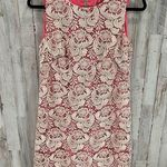 Eliza J  Pink Brocade Overlay Lace Sheath Dress Photo 0