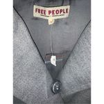 Free People Gray Double Breasted Hannah Slouchy Blazer Coat Photo 9