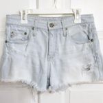 AG Adriano Goldschmied AG Jeans The Bryn Ex-Boyfriend Cut Off Jean Shorts Light Blue Wash 24 Women’s Photo 1