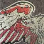 Harley Davidson sz L Womens Distressed Eagle Jersey Cotton Logo Tee Biker Grunge Black Size L Photo 5