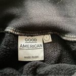 Good American black off the shoulder sweatshirt Photo 4