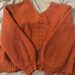 Charlotte Russe Orange Sweater Photo 0