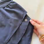 Navy Blue Active Shorts With Built In Bottoms Size M Photo 3