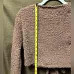 SKIMS  Woman’s Cozy Knit Wrap Crop Top Size Small Medium Pink Photo 4