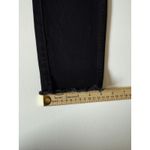 AMO Womens Black Low Rise Dark Wash Black Magic Stix Crop Leg Jeans Size 26 Photo 6