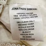 Jonathan Simkhai Mesh bodycon Qhote Dress White Size 6 Photo 9