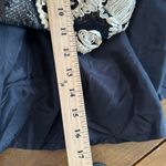 Eye Candy Black & Gold Midi Skirt Mesh Overlay Cocktail Party Gala Size Small Photo 10