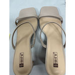 Womans NWOT Idifu Strappy Slipon Slide Sandals 8 Pink Block Heel Open Toe Photo 5