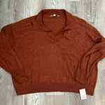 Ophelia Roe Rust Orange Collared Sweater 3x Photo 0