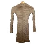 Michael Costello  x REVOLVE Franky Mini Dress in Taupe‎ Photo 3