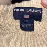 Ralph Lauren  Cream Knit flag Sweater Photo 2