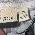 Roxy NWT Women’s Striped Hoodie Zip Up Sweatshirt Size M Surf Terry Knit Photo 6