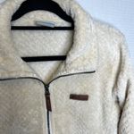 Columbia Sportswear Fleece Pullover 1/4 Zip Cream Women's Size Medium Photo 1