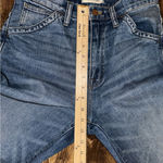 Madewell  Women's Jeans Blue 27x24.5 Cotton Wide-Leg Crop Drop Hem Edition Denim Photo 12