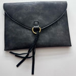 Anthropologie  tasseled snap clutch magnetic Photo 0