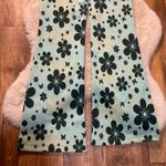 Urban Outfitters  Pants‎ Size Medium Retro Flare Bryan Flower Power Soft Green Photo 9