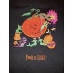 Quacker Factory The Quaker Factory Women’s Halloween Embroidery‎ Crewneck Sweatshirt XS Photo 1
