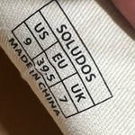 Soludos  Otomi Embroidered slip on shoes tan white size 9 Photo 8