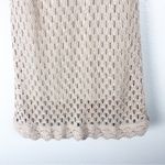 J.Crew Pointelle Sleeveless Crochet Knit Lined Sleeveless Sweater Dress Medium Photo 8