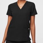 FIGS  Casma Three-Pocket Scrub Top Black Sz XL 588 Photo 0